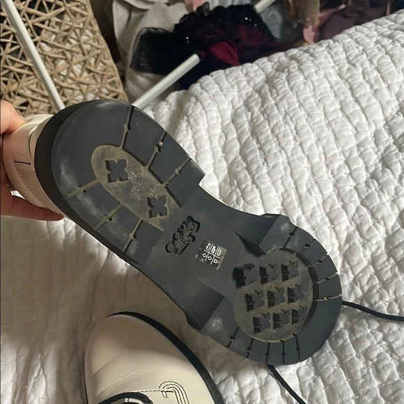 Coach Cream Combat Moto Boots - Picture 12 of 12